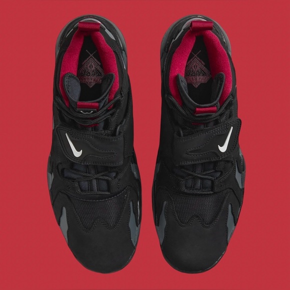 Nike Air DT Max '96 Falcons Black Team Anthracite Fire Red HQ3620-010 sz 12 Men - Picture 4 of 7